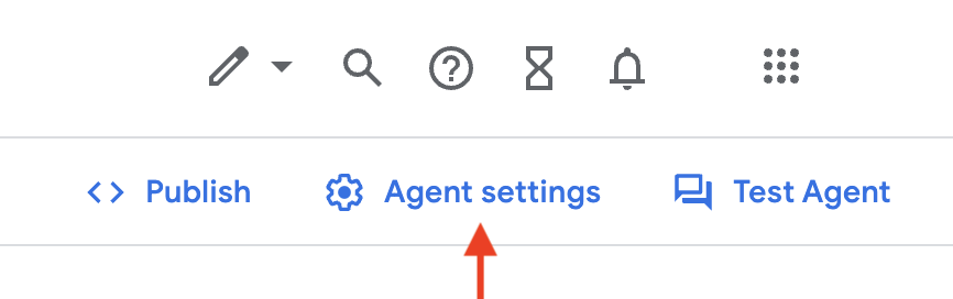 Agent settings in Dialogflow CX