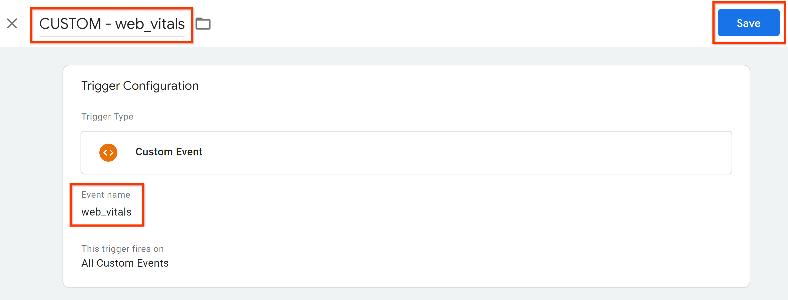 Acionar a configuração da tag do GA4.