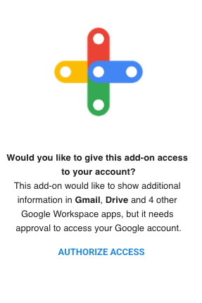 Solicitação de autorização