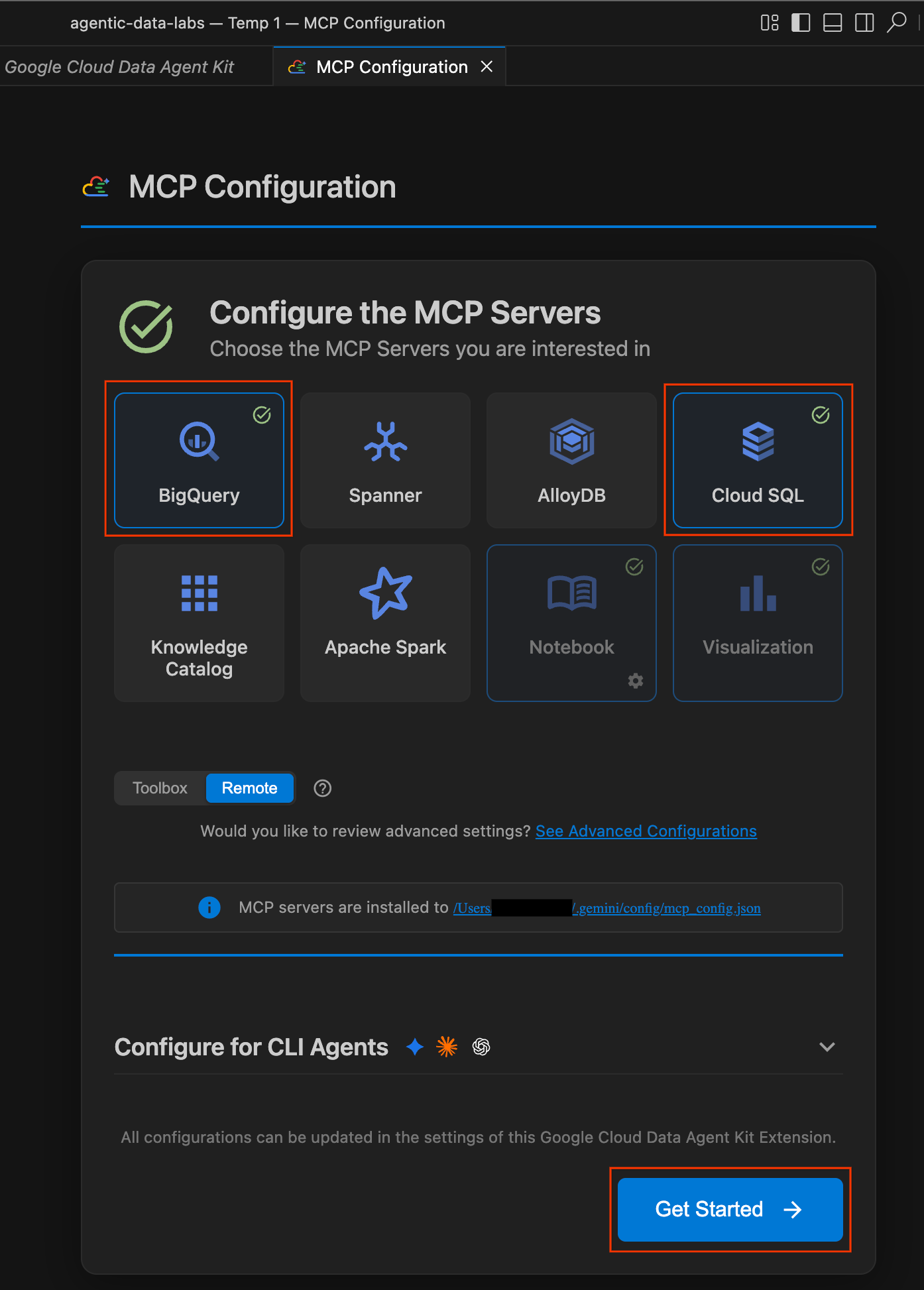 Configure MCP Servers