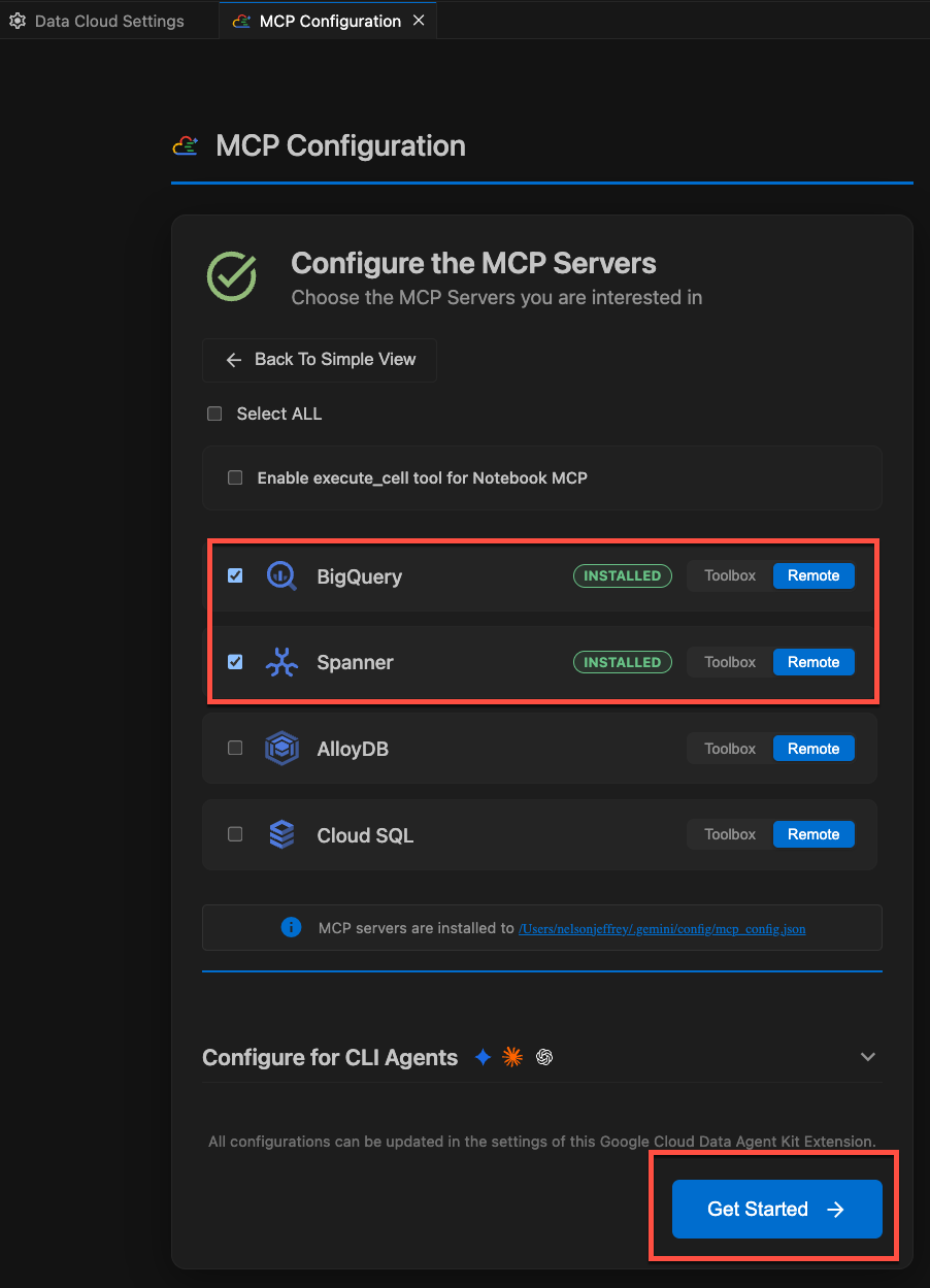 Configure MCP Servers