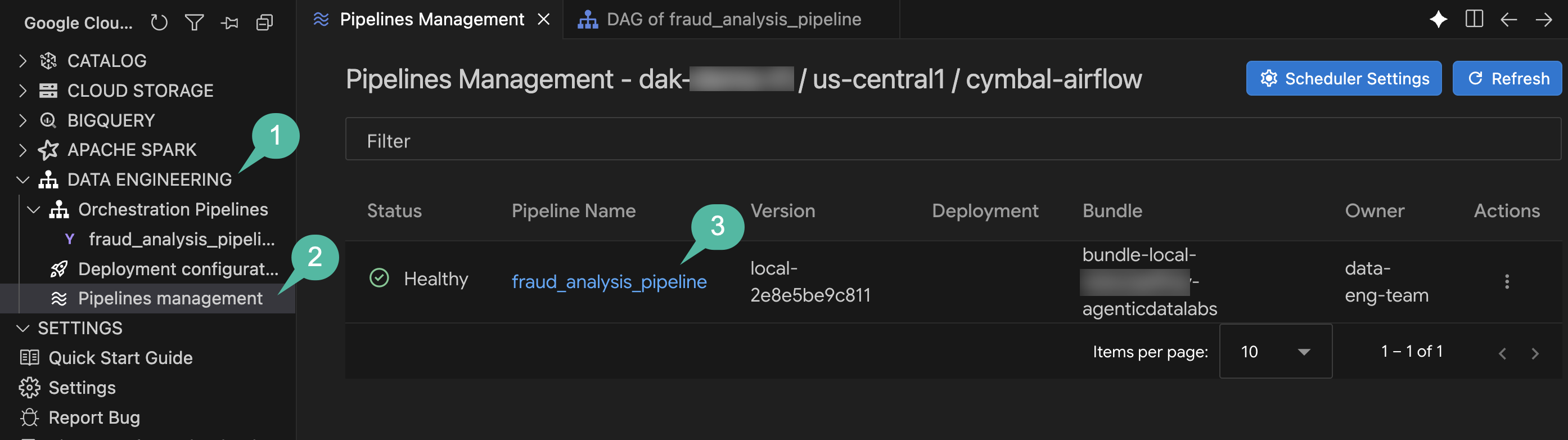 Pipelines Management overview