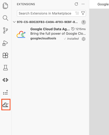 Extension in side bar