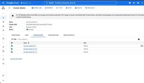 Dataproc on Google Compute Engine | Google Codelabs