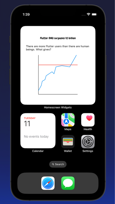 Adding a Home Screen widget to your Flutter App | Google Codelabs