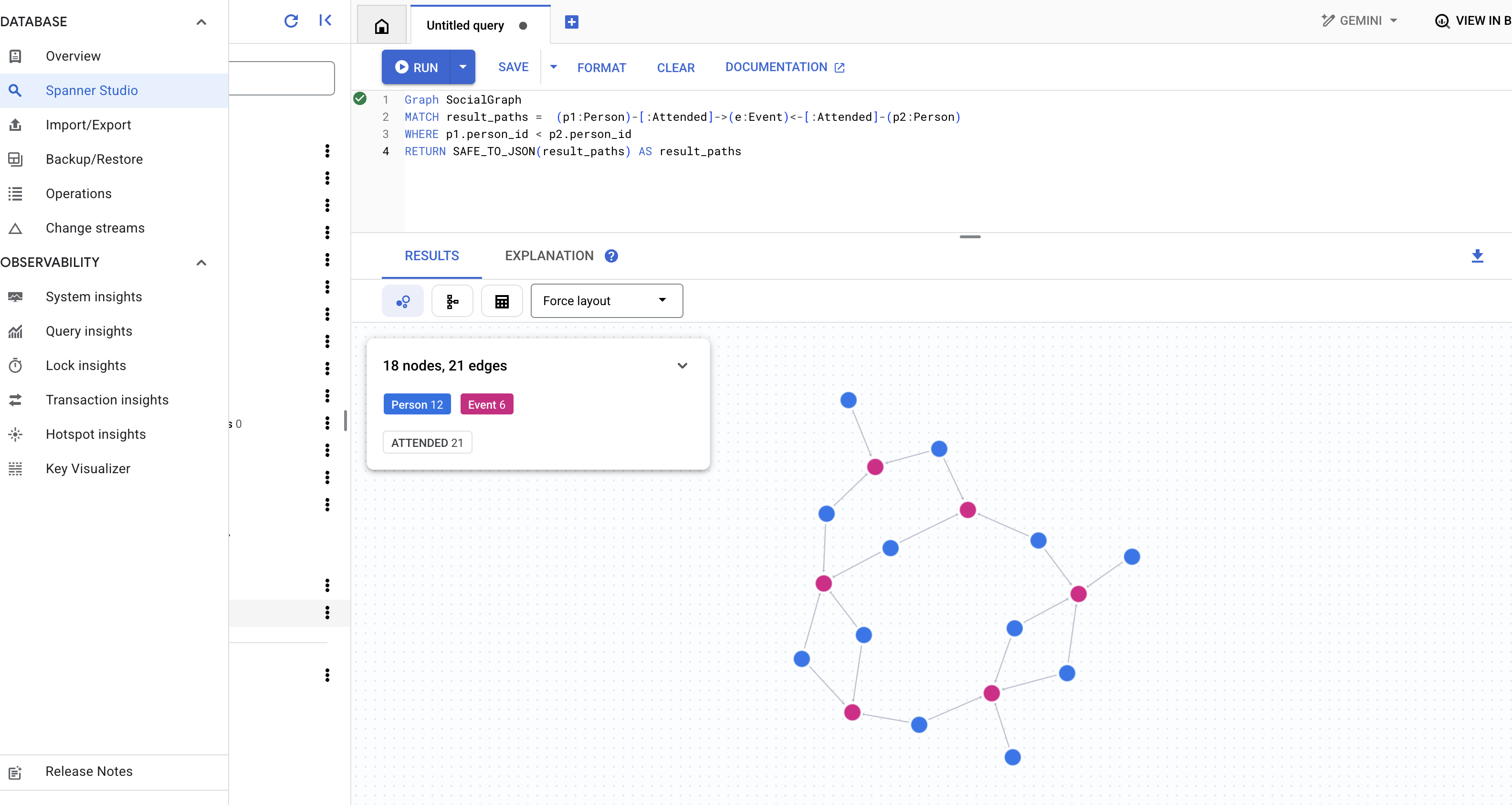 Spanner Graph