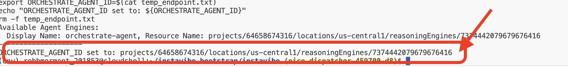 Agent Engine Endpoint ID