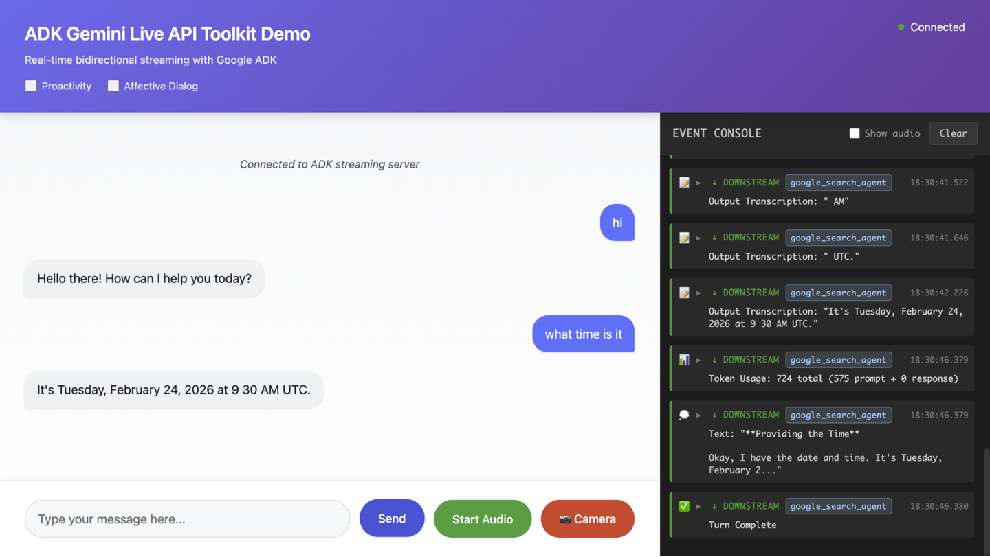 Introduction to ADK Gemini Live API Toolkit | Google Codelabs