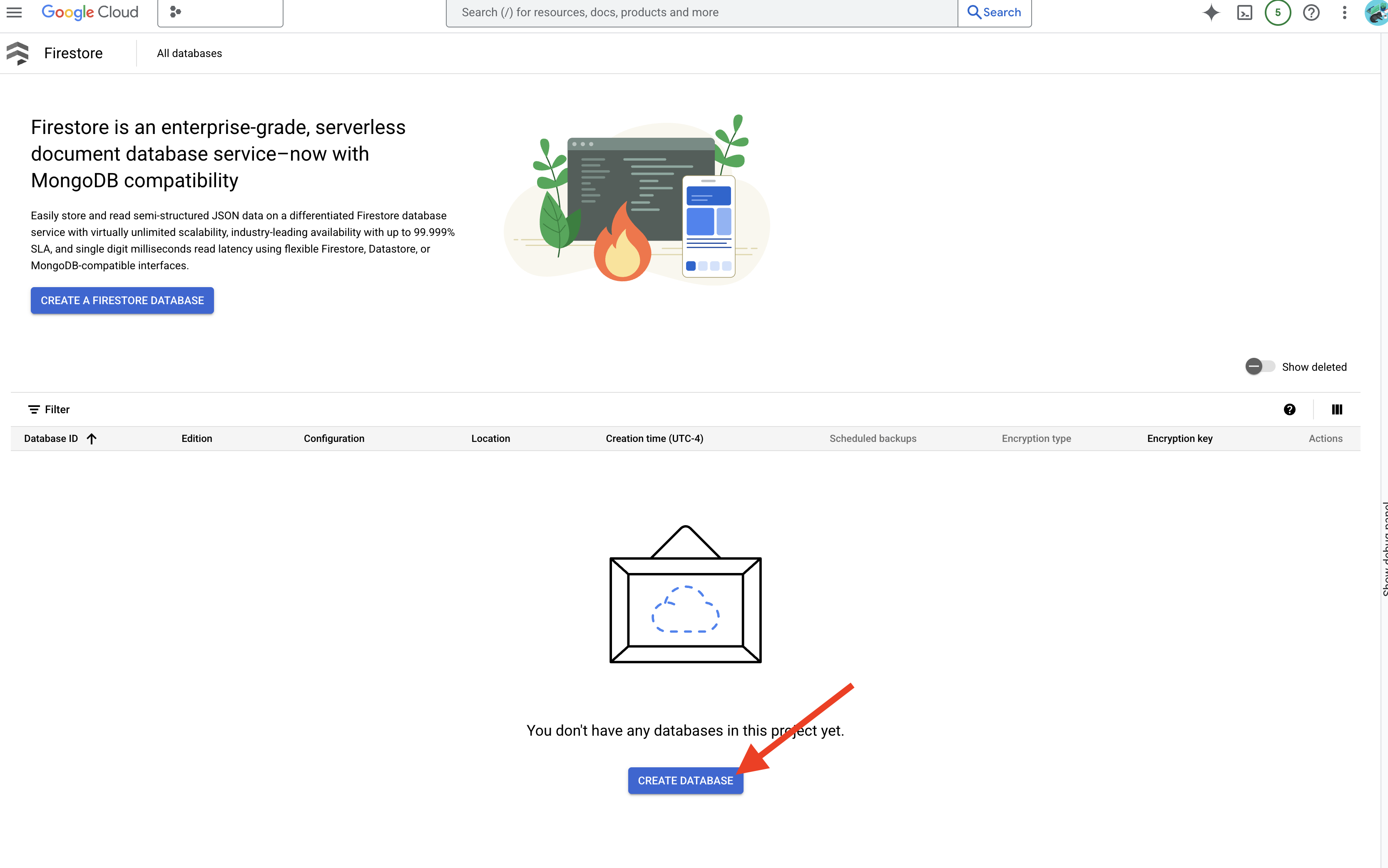 Create Database