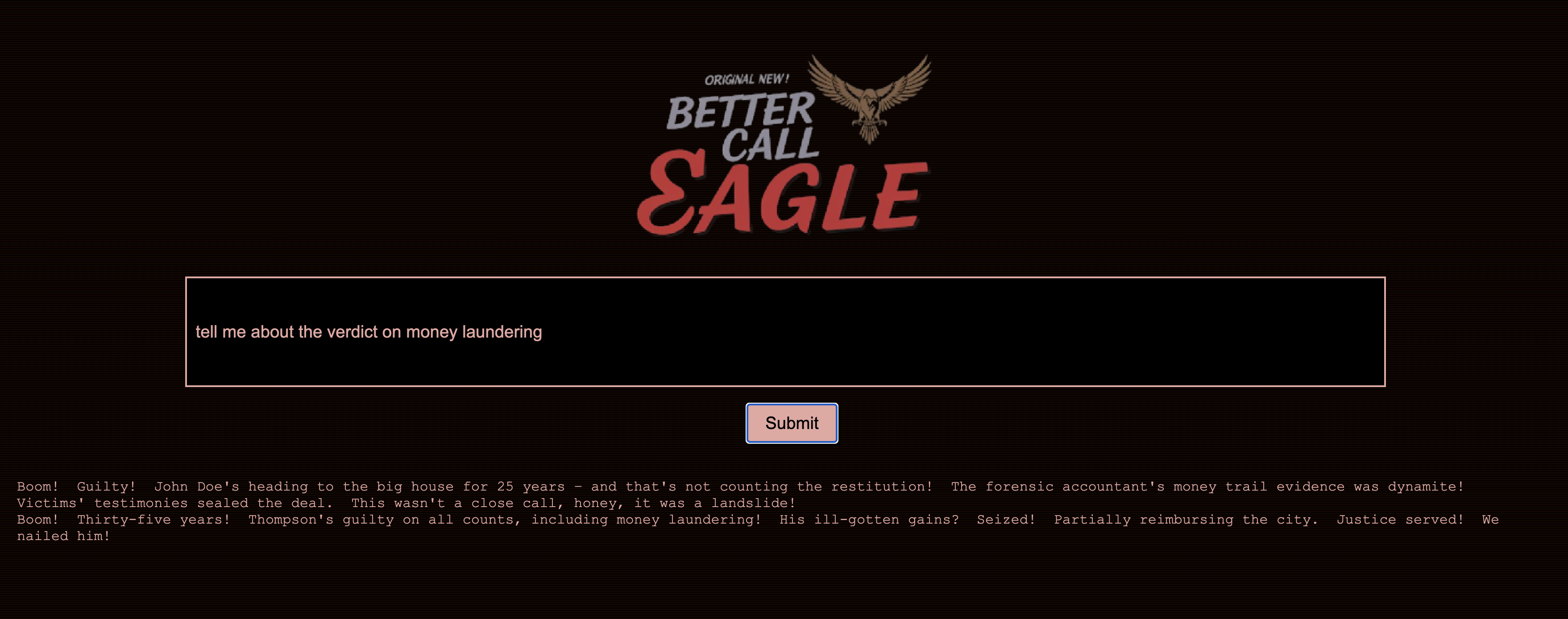 Better Call Eagle