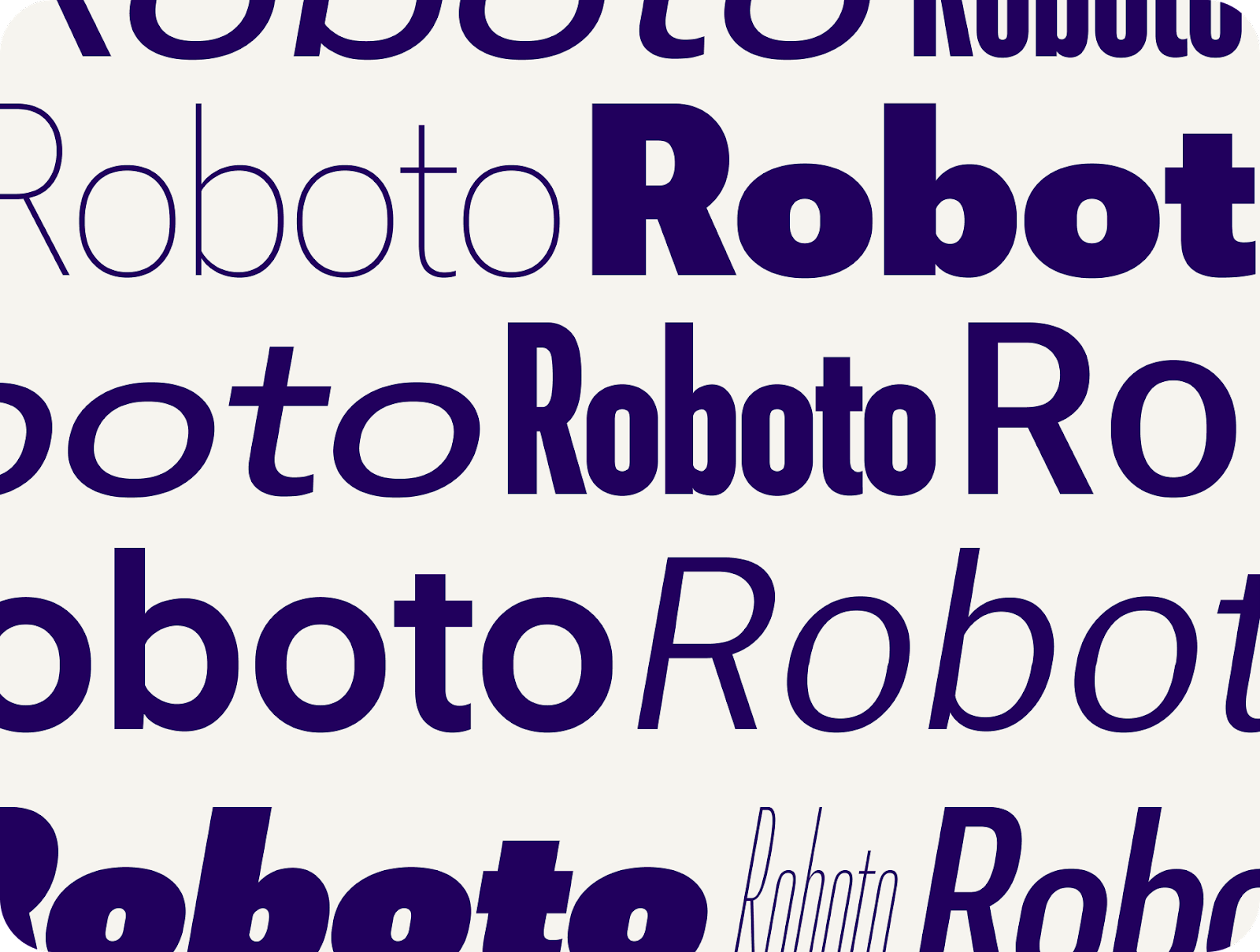 roboto font