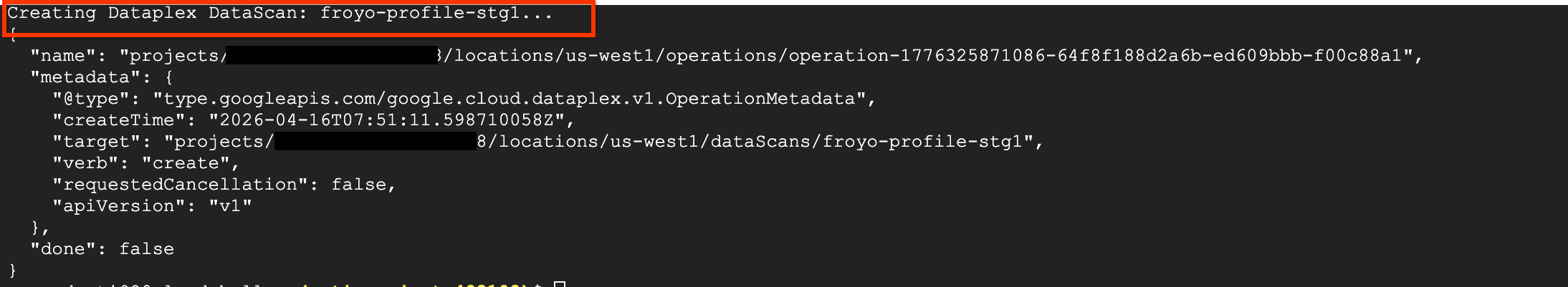 תוצאת סריקת הנתונים