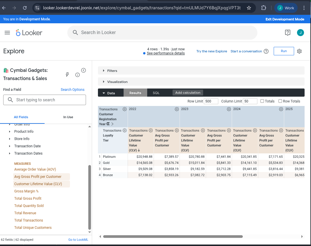 Screenshot eksplorasi