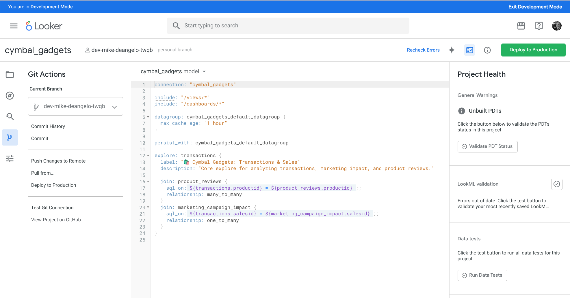 Screenshot penyiapan project yang telah selesai