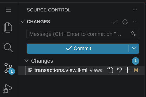 還原變更的螢幕截圖