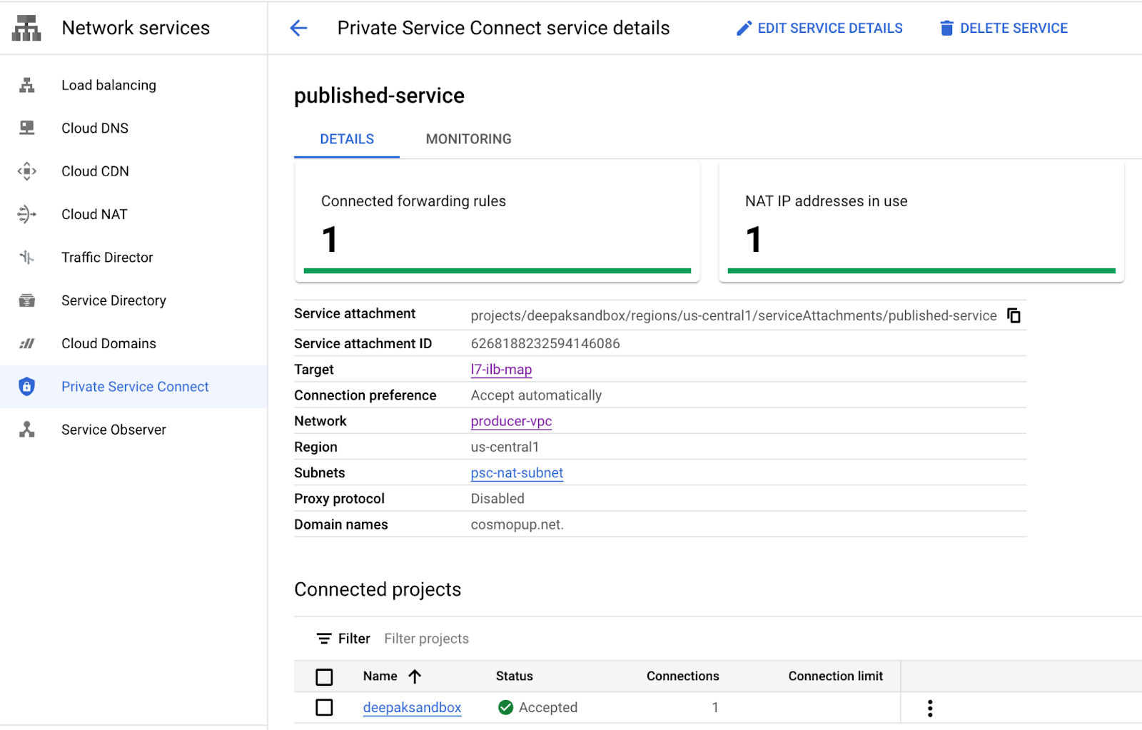 Private Service Connect with automatic DNS configuration | Google Codelabs