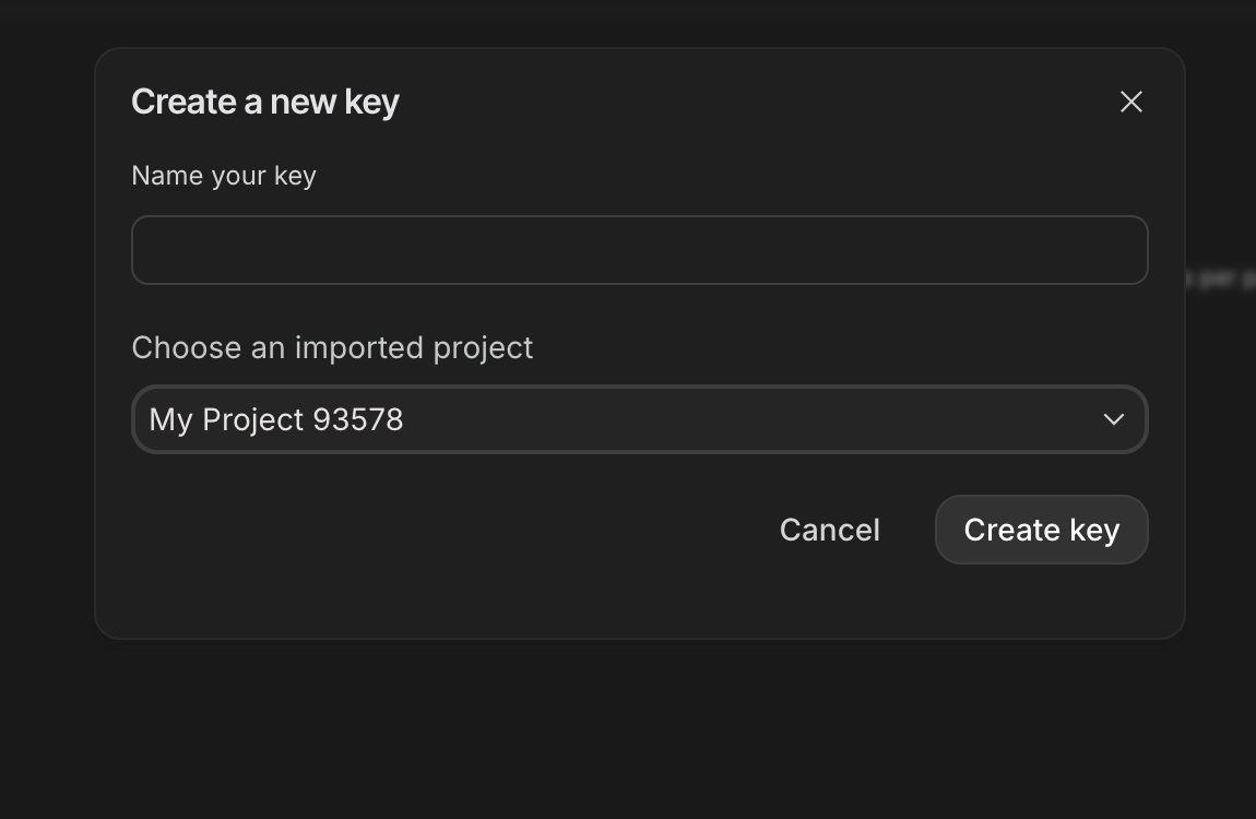 api key