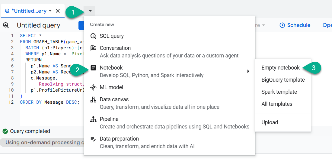 Criar Notebook
