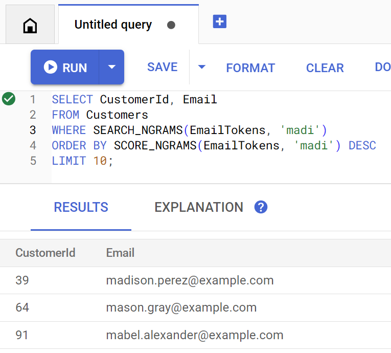 manually searching for madi