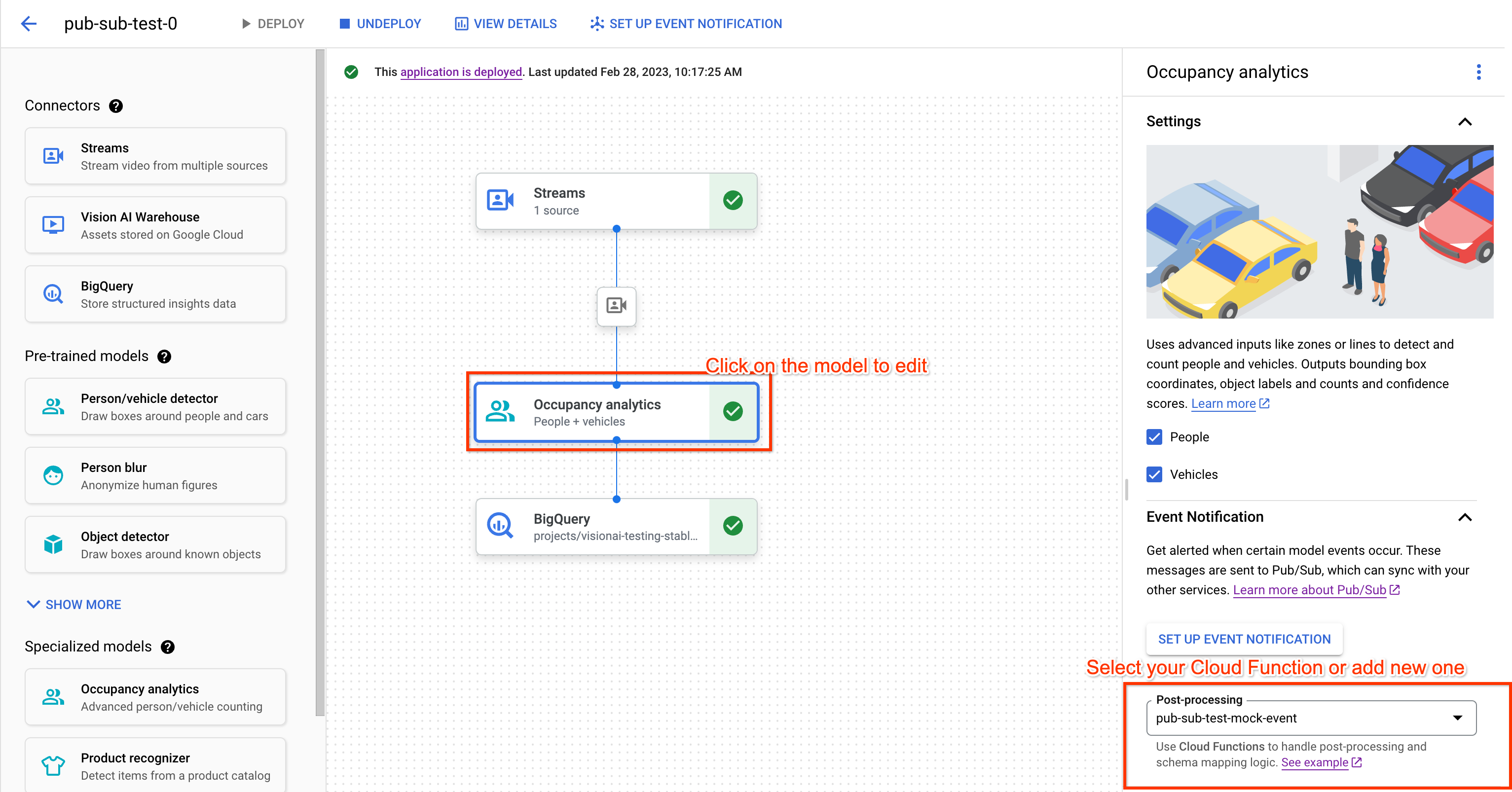 Échec du chargement de l&#39;exemple de configuration de post-traitement