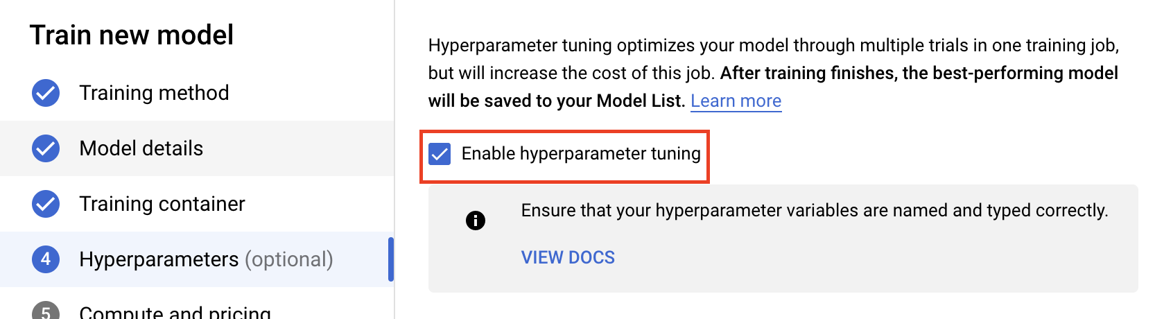 Hyperparameter