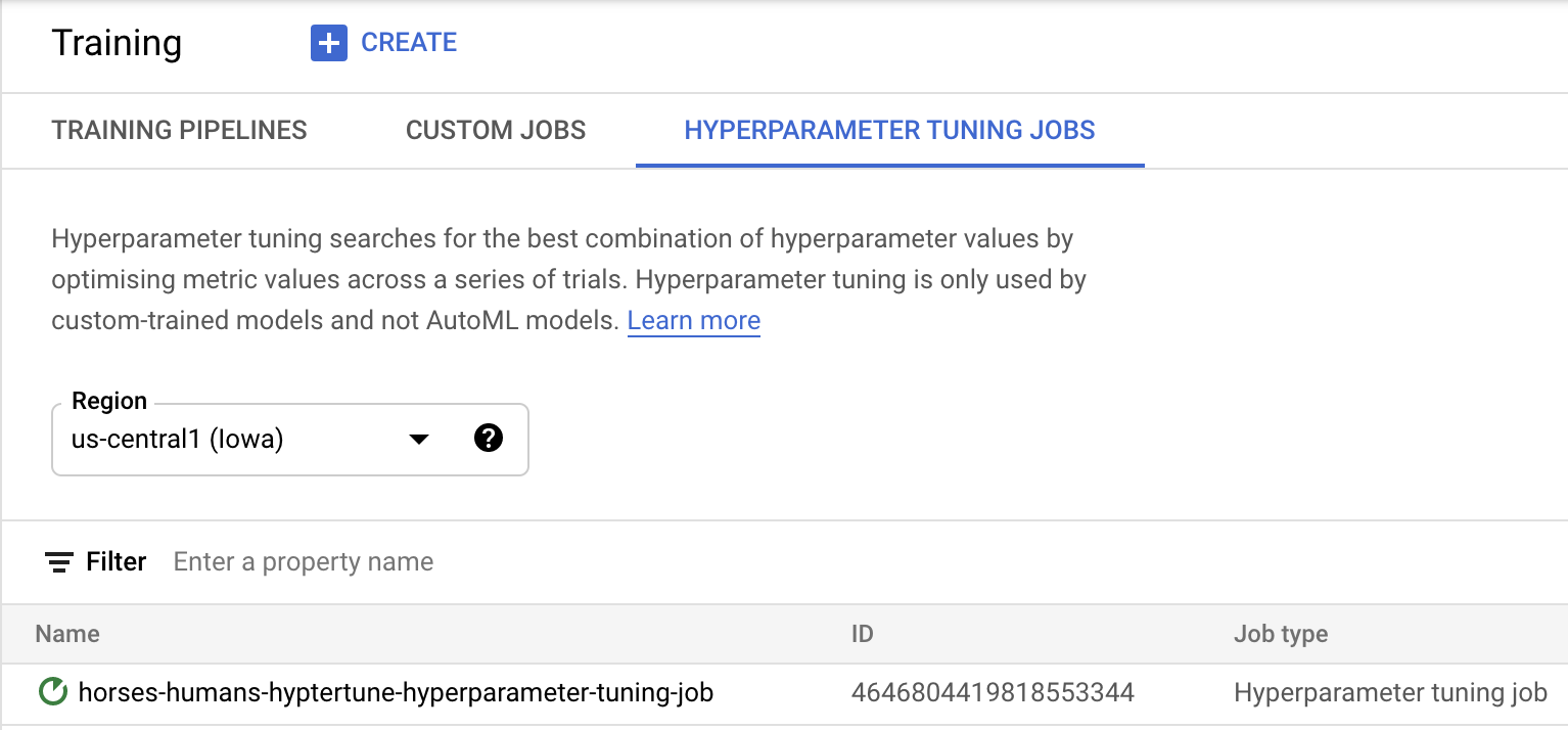 Hyperparam jobs